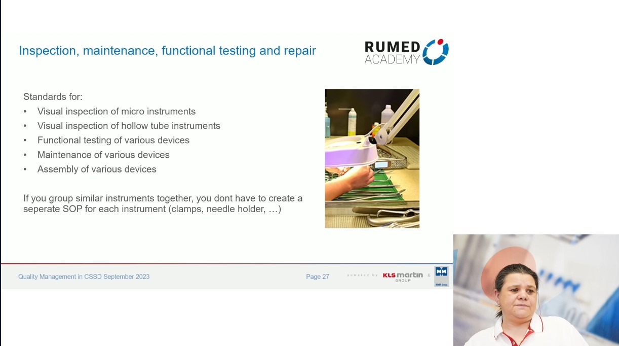 Reprocessing Technician RUMED (Level 1) - Module 7.0: Quality Management and Validation I – thumbnail 11 of 24