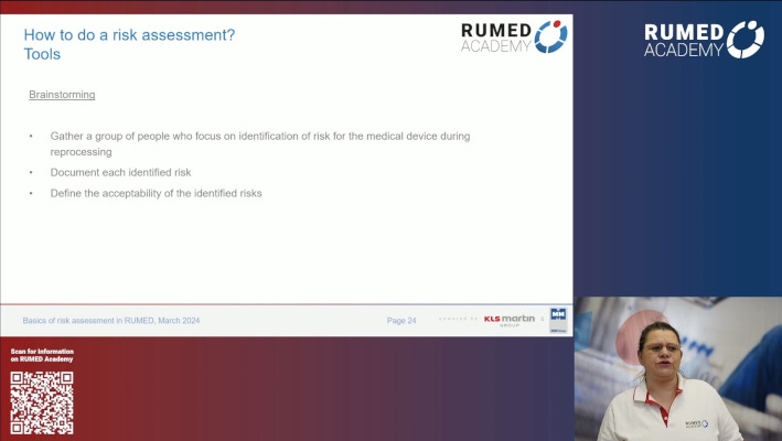 Reprocessing Technician RUMED (Level 2) - Module 7.1: Quality Management and Validation II – thumbnail 11 of 13