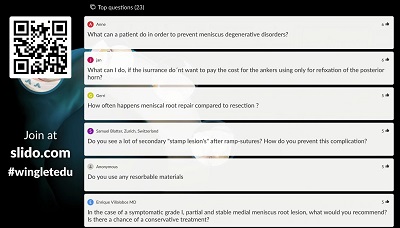 Meniscus Preservation in Degenerative Disorders – thumbnail 16 of 16