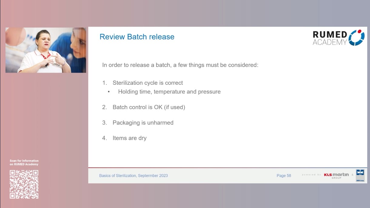 Reprocessing Technician RUMED (Level 1) - Module 4.0: Sterilization – thumbnail 26 of 29