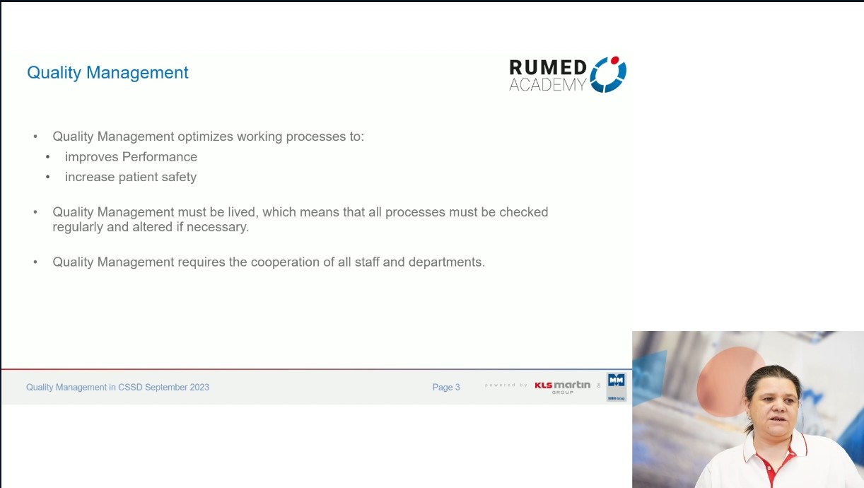 Reprocessing Technician RUMED (Level 1) - Module 7.0: Quality Management and Validation I – thumbnail 2 of 24