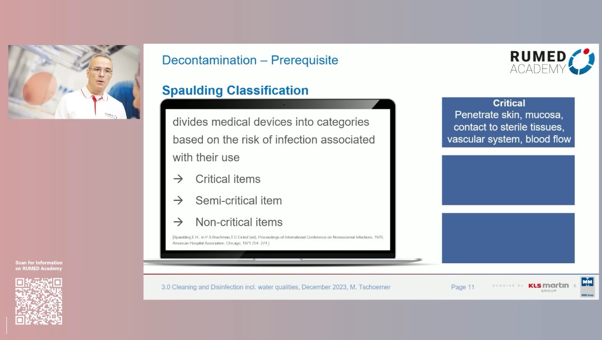 Reprocessing Technician RUMED (Level 1) - Module 3.0: Cleaning and Disinfection I – thumbnail 4 of 15