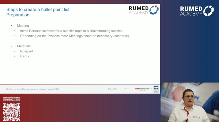 Reprocessing Technician RUMED (Level 2) - Module 7.1: Quality Management and Validation II – thumbnail 4 of 13