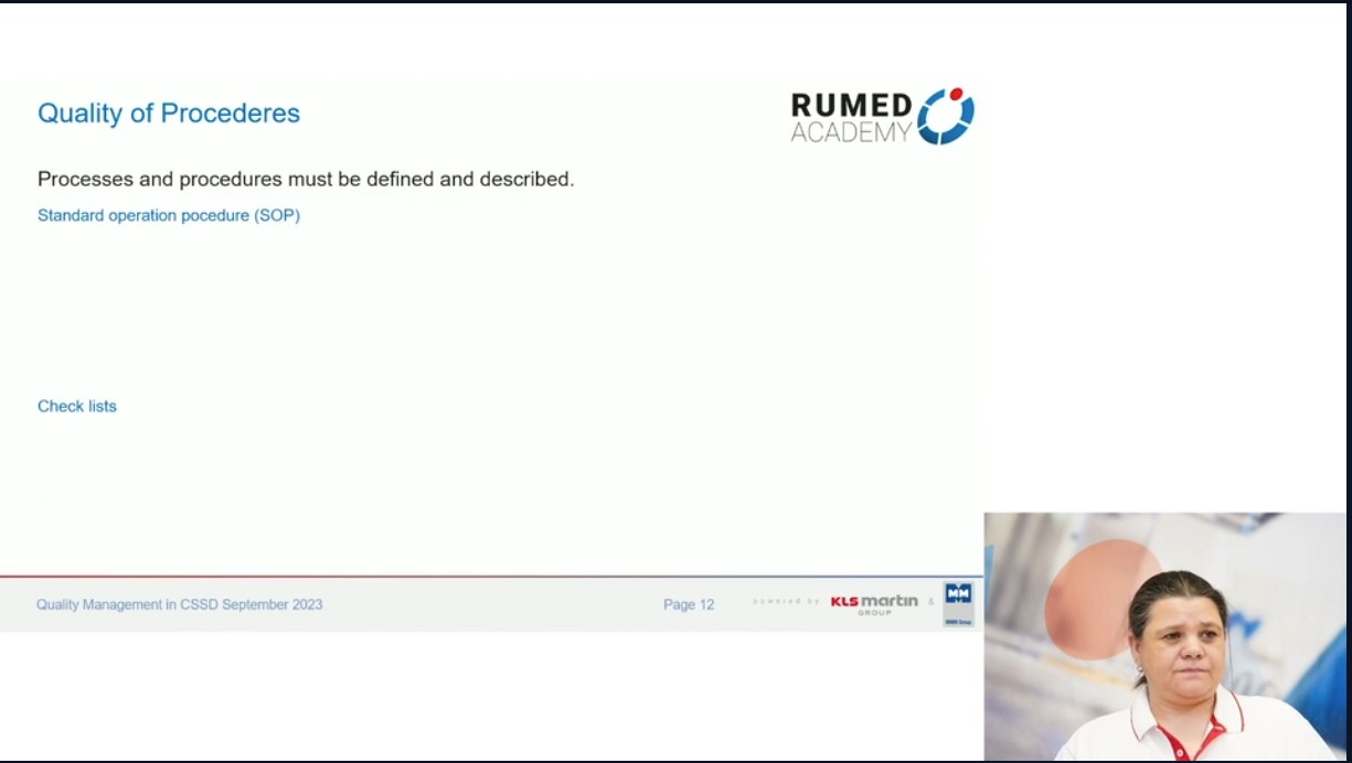 Reprocessing Technician RUMED (Level 1) - Module 7.0: Quality Management and Validation I – thumbnail 5 of 24