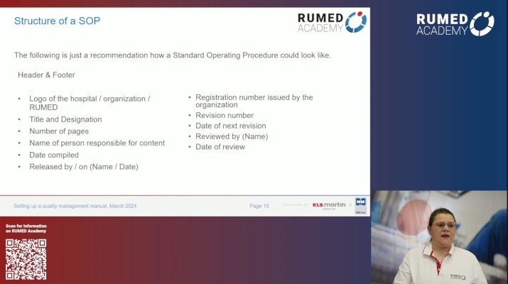 Reprocessing Technician RUMED (Level 2) - Module 7.1: Quality Management and Validation II – thumbnail 5 of 13