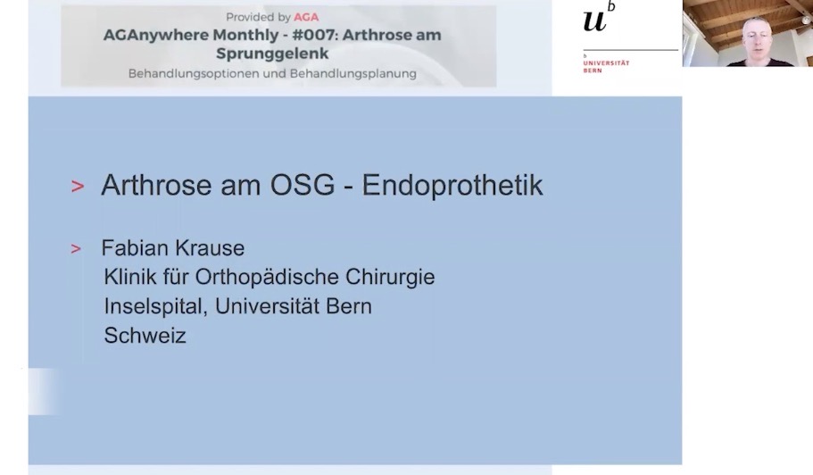 AGAnywhere Monthly - #007: Arthrose am Sprunggelenk – thumbnail 6 of 13