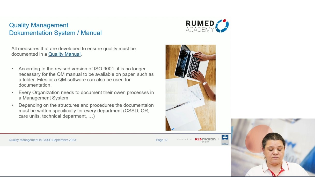 Reprocessing Technician RUMED (Level 1) - Module 7.0: Quality Management and Validation I – thumbnail 7 of 24