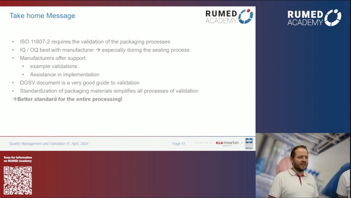 Reprocessing Technician RUMED (Level 2) - Module 7.3: Quality Management and Validation IV – thumbnail 8 of 8