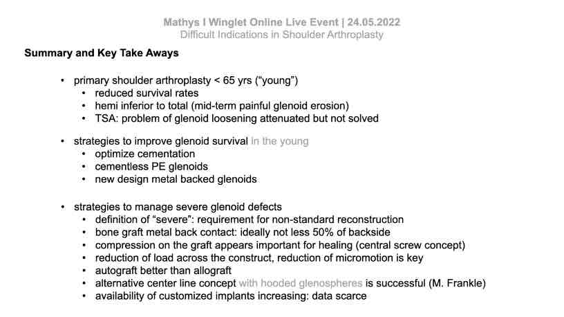 Session 1: Difficult Indications in Shoulder Arthroplasty – thumbnail 8 of 8