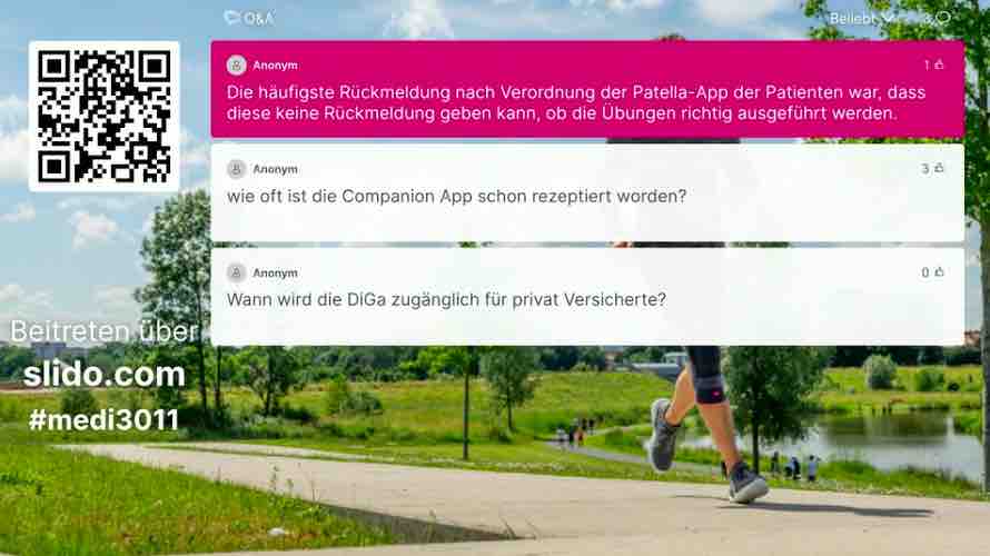 Spezifischer Knieschmerz - Session 3: Digitale Gesundheitsanwendungen – thumbnail 8 of 9