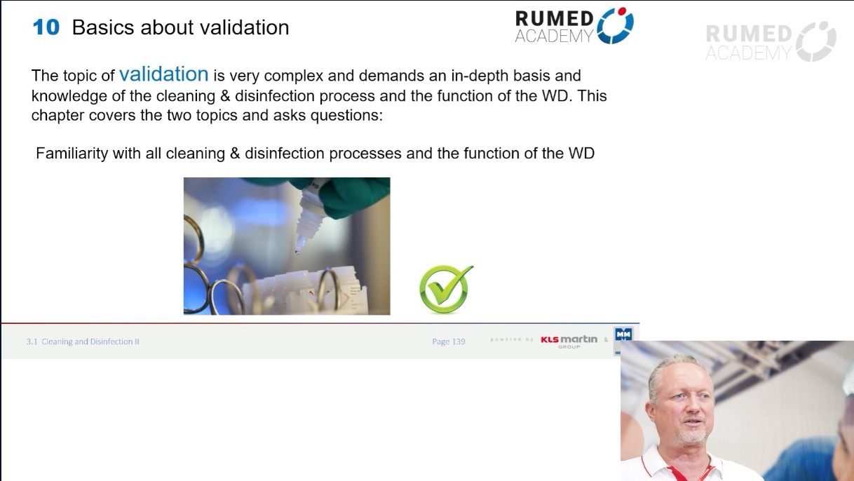Reprocessing Technician RUMED (Level 1) - Module 3.1: Cleaning and Disinfection II – thumbnail 9 of 11