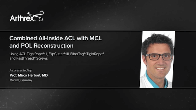 #033: ACL and Meniscal Repair – Case Presentations – thumbnail 1 of 2